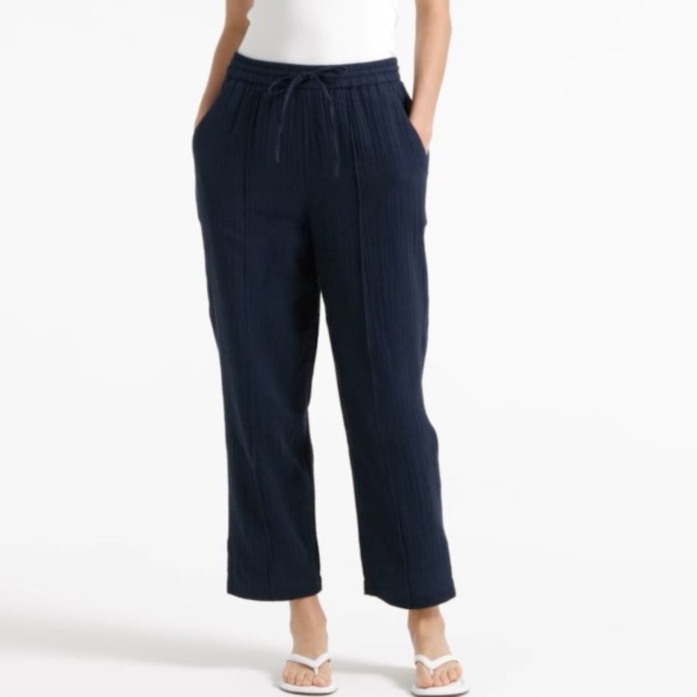 J. Crew Tall New seaside pant in soft gauze Tall L